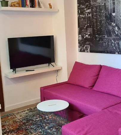 奥伯豪森Buedchen Am Rathaus-Parkplatz-Bett Und Schlafcouch-Eg-Netflix-公寓 外观 照片